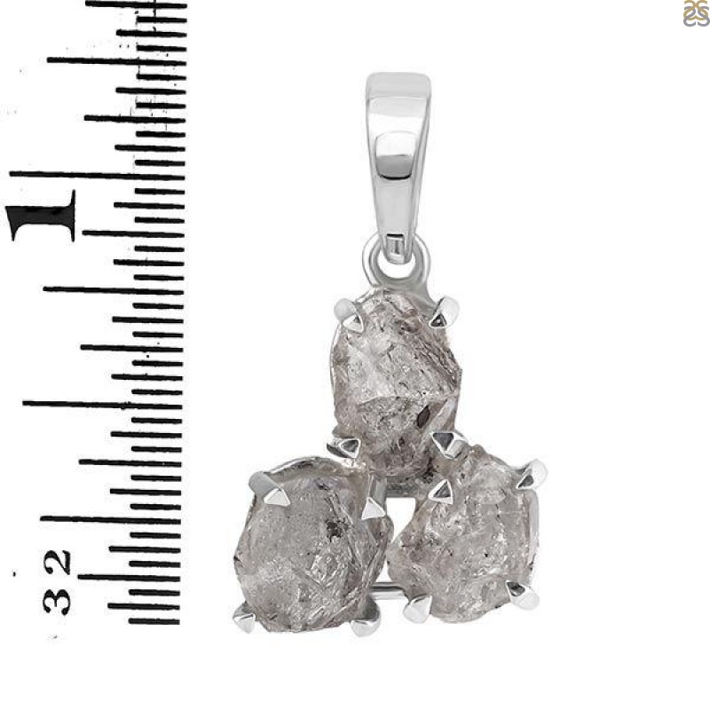 Petroleum Herkimer Diamond Pendant-2SP HDP-1-56
