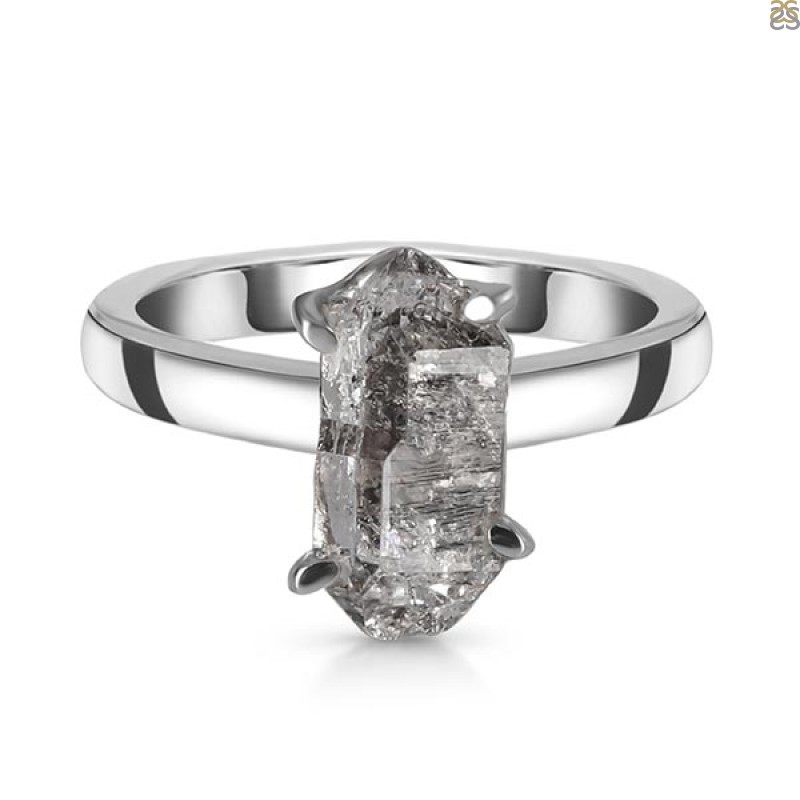 Herkimer Diamond Ring-R-Size-8 HKD-2-570