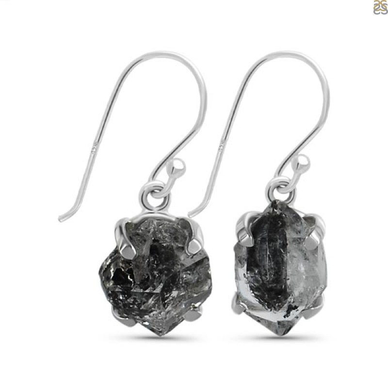 Herkimer Diamond Earring-E HKD-3-436