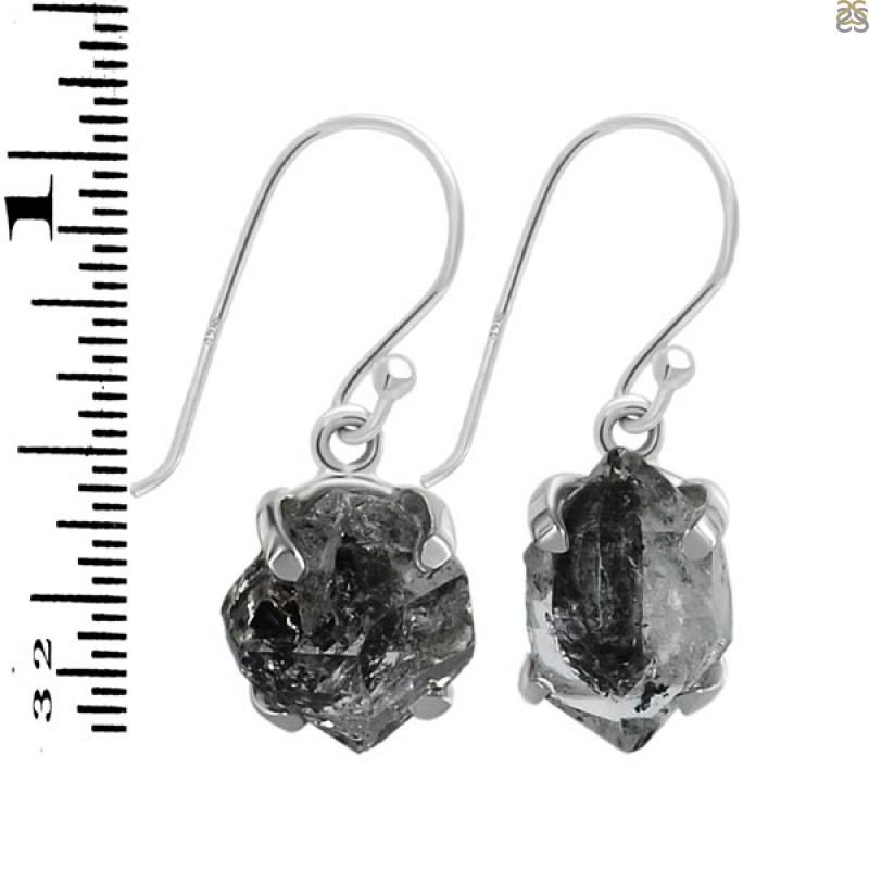 Herkimer Diamond Earring-E HKD-3-436