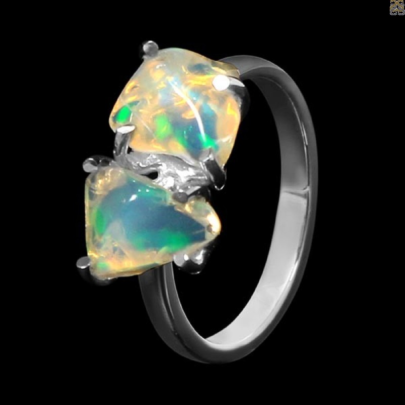 Opal Polished Nugget Ring-R-Size-7 OPL-2-150