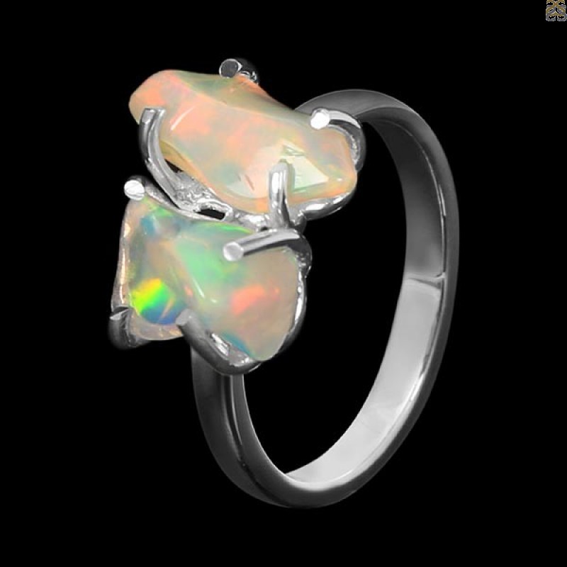 Opal Polished Nugget Ring-R-Size-9 OPL-2-197