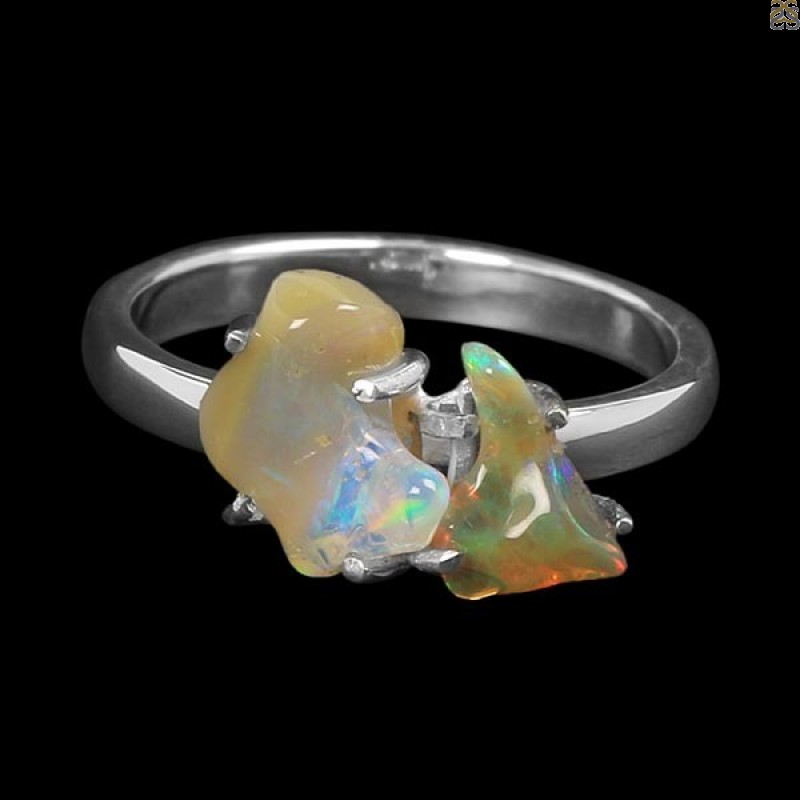 Opal Polished Nugget Ring-R-Size-8 OPL-2-217