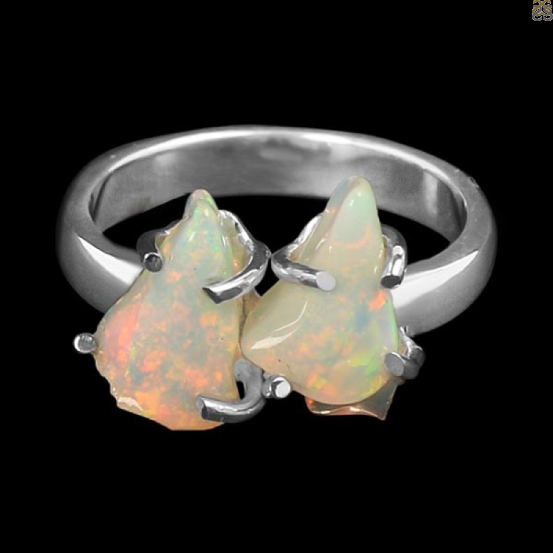Opal Polished Nugget Ring-R-Size-8 OPL-2-229
