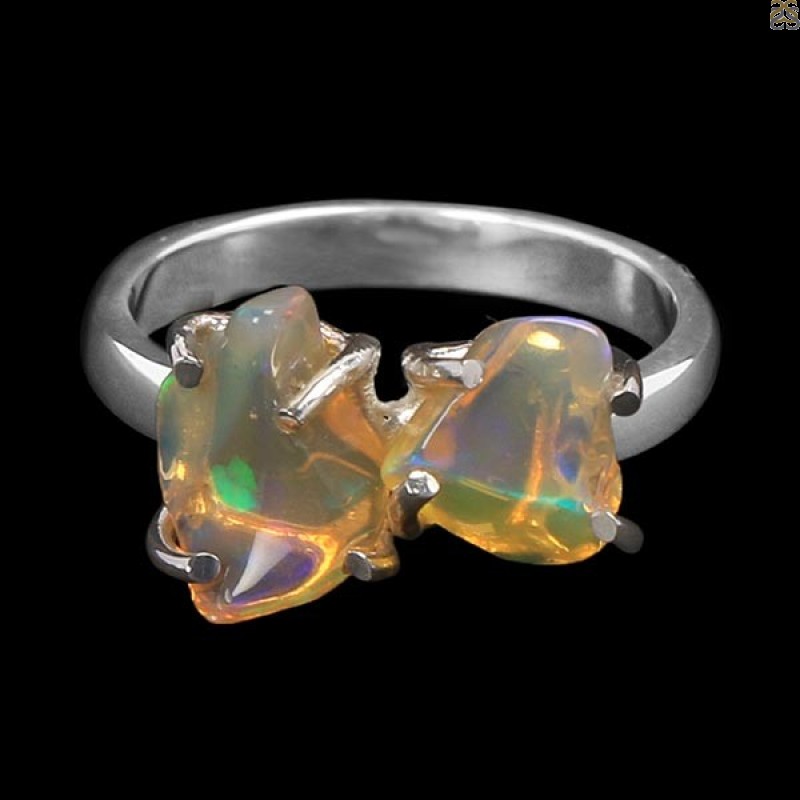Opal Polished Nugget Ring-R-Size-8 OPL-2-233