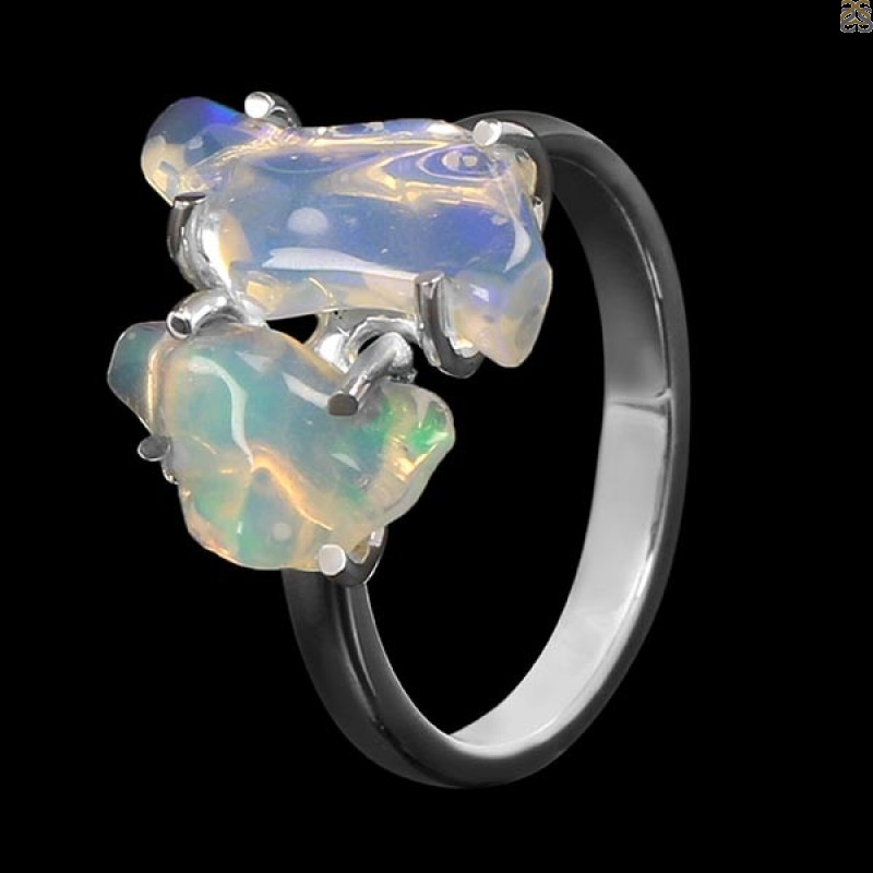 Opal Polished Nugget Ring-R-Size-8 OPL-2-237