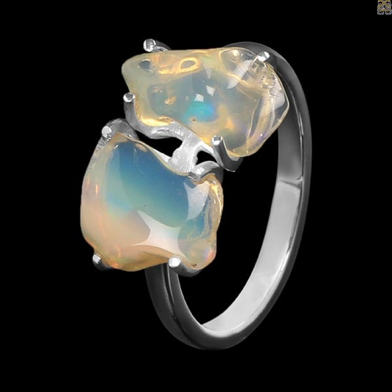 Opal Polished Nugget Ring-R-Size-8 OPL-2-262