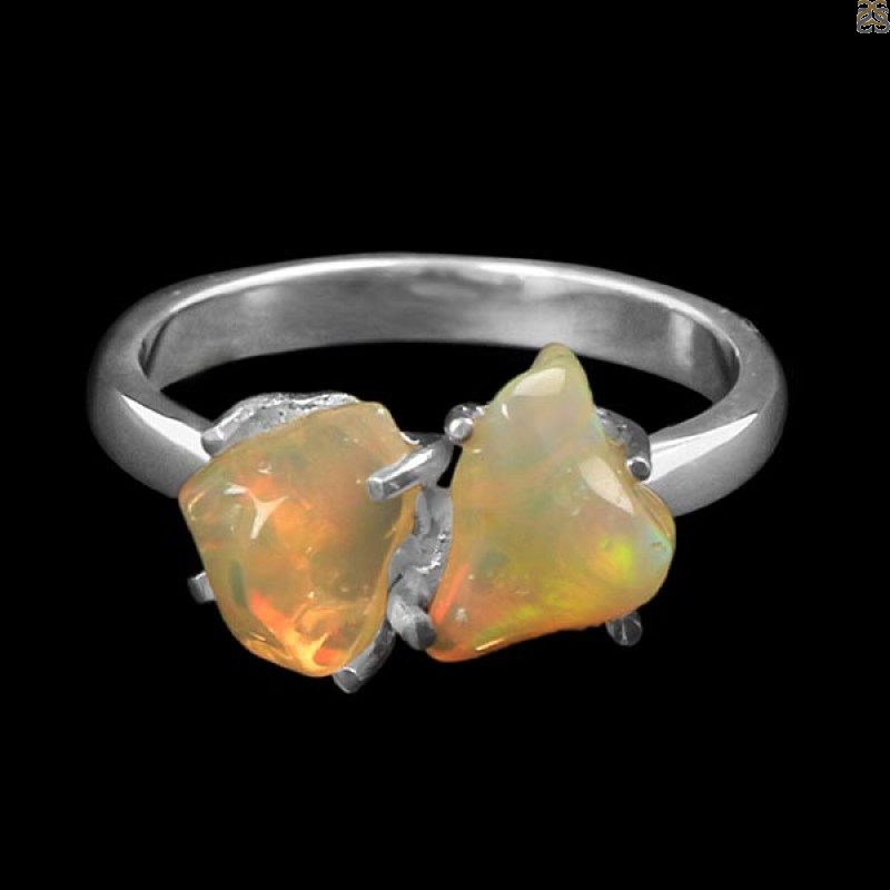 Opal Polished Nugget Ring-R-Size-8 OPL-2-265