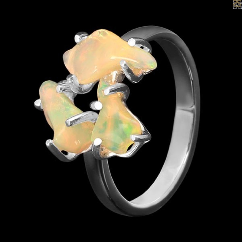 Opal Polished Nugget Ring-R-Size-7 OPL-2-300
