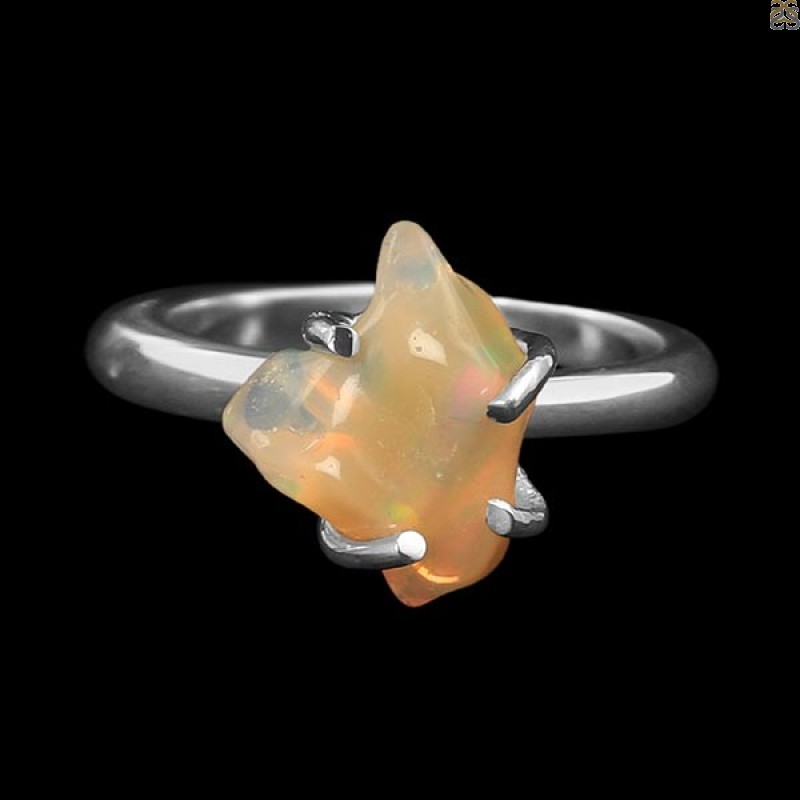 Opal Polished Nugget Ring-R-Size-8 OPL-2-362