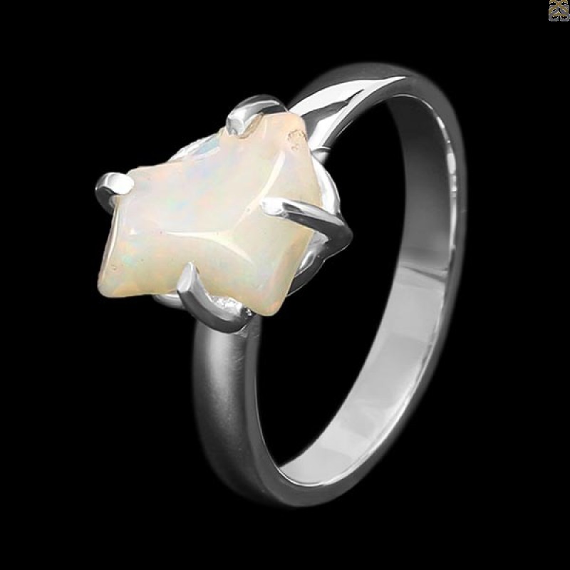 Opal Polished Nugget Ring-R-Size-8 OPL-2-372