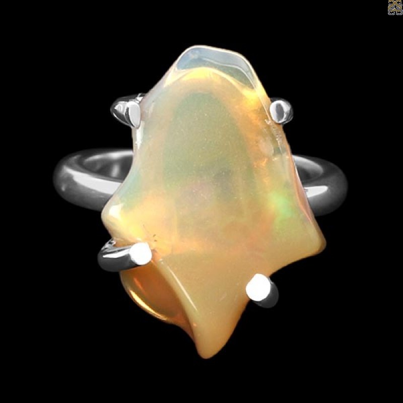 Opal Polished Nugget Ring-R-Size-8 OPL-2-389