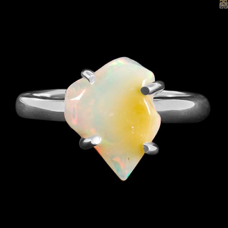 Opal Polished Nugget Ring-R-Size-8 OPL-2-406