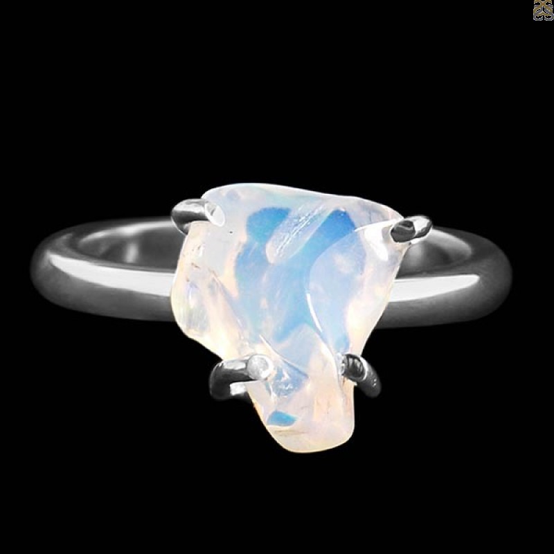 Opal Polished Nugget Ring-R-Size-8 OPL-2-423