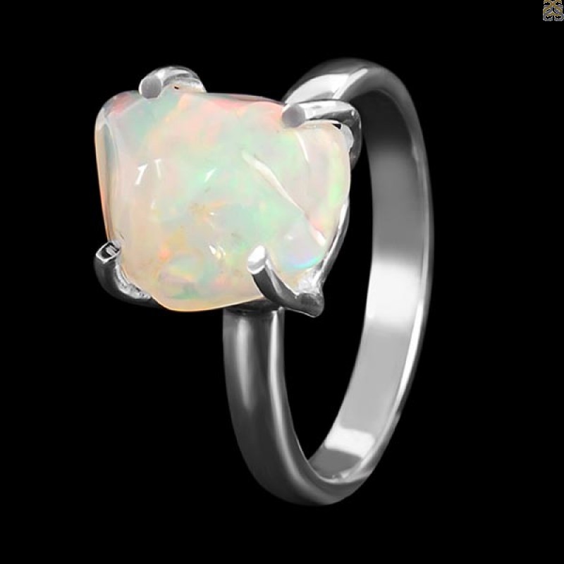Opal Polished Nugget Ring-R-Size-8 OPL-2-431