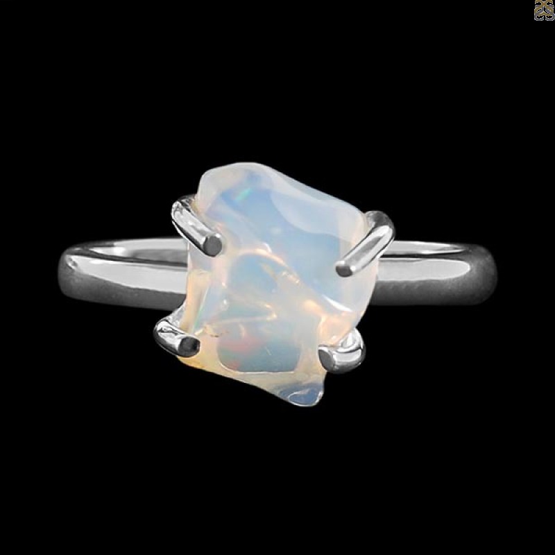 Opal Polished Nugget Ring-R-Size-8 OPL-2-435