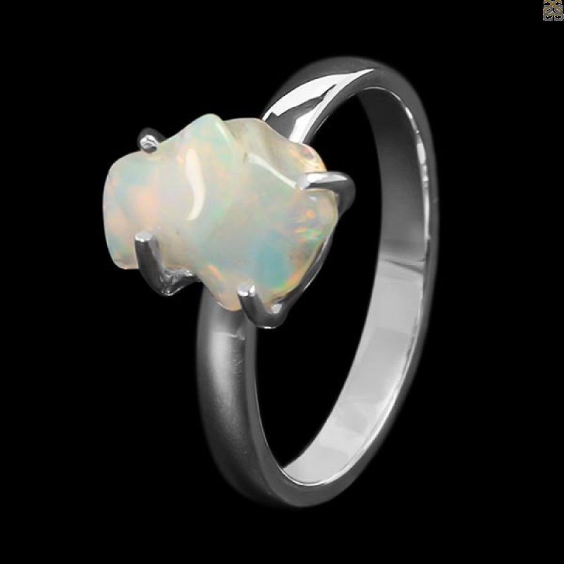 Opal Polished Nugget Ring-R-Size-8 OPL-2-493
