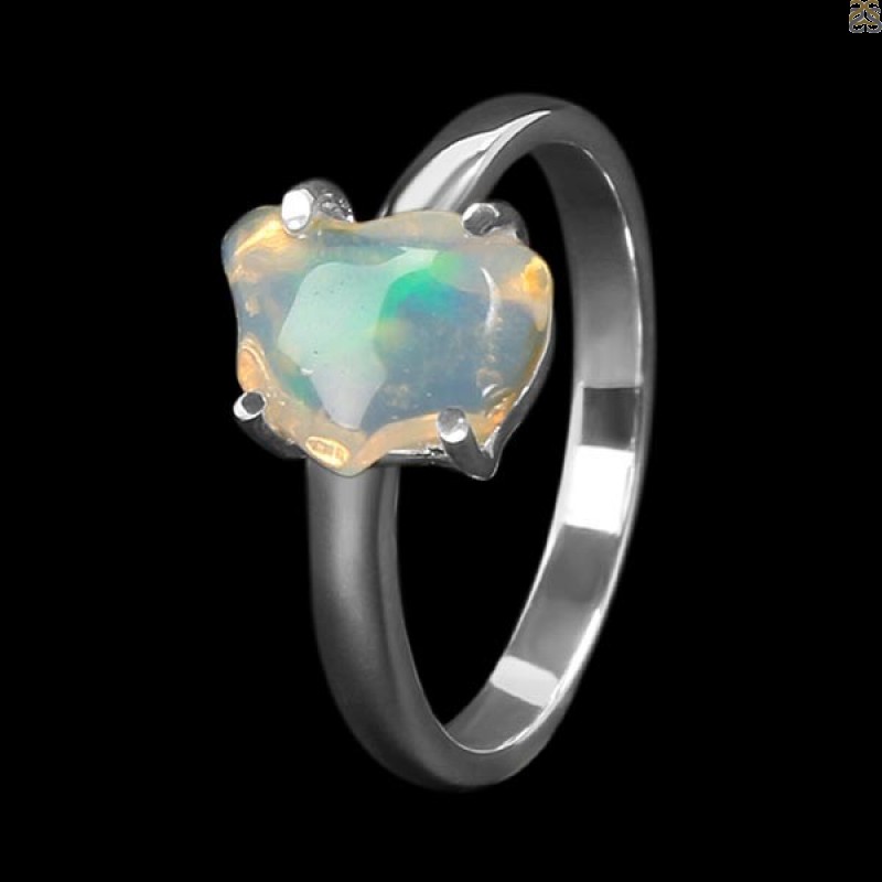 Opal Polished Nugget Ring-R-Size-8 OPL-2-519