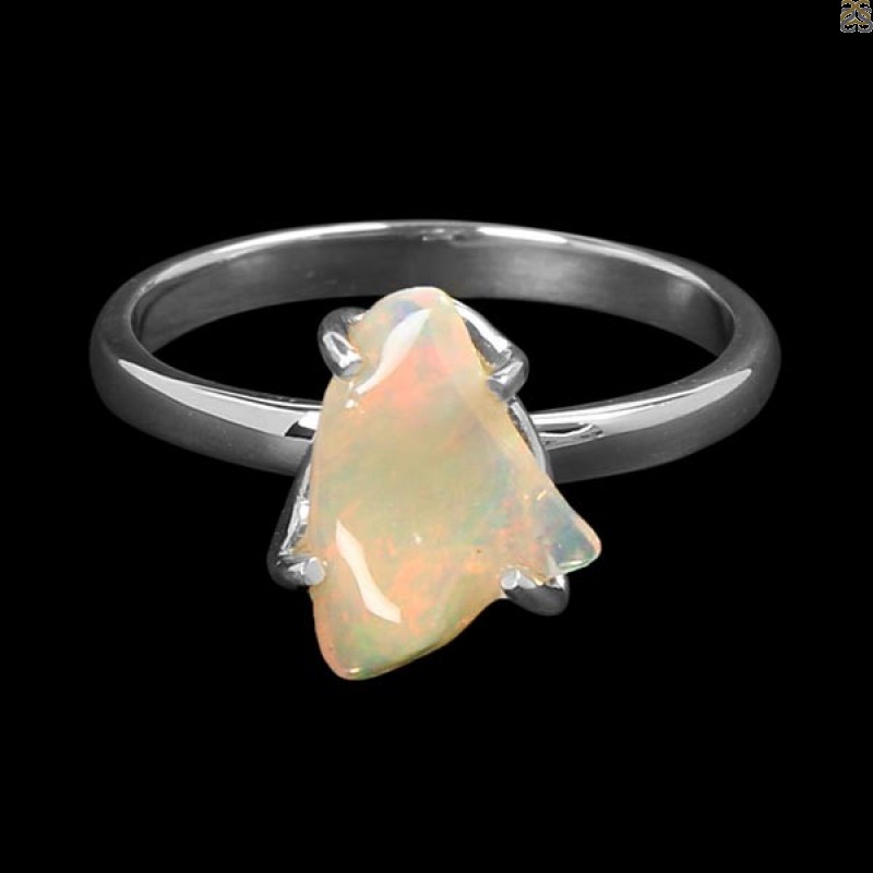 Opal Polished Nugget Ring-R-Size-8 OPL-2-548
