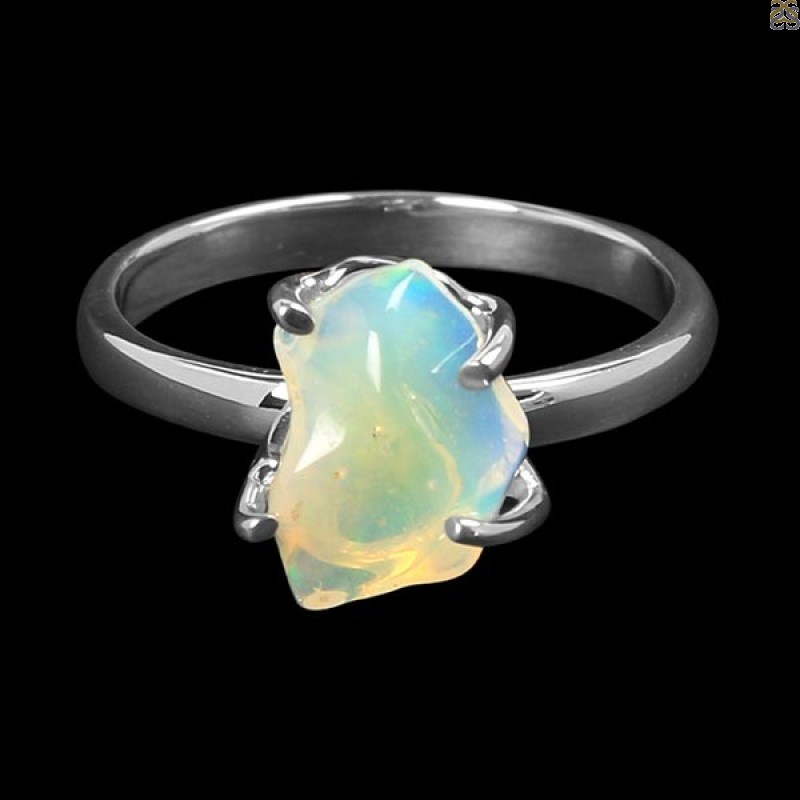 Opal Polished Nugget Ring-R-Size-8 OPL-2-573