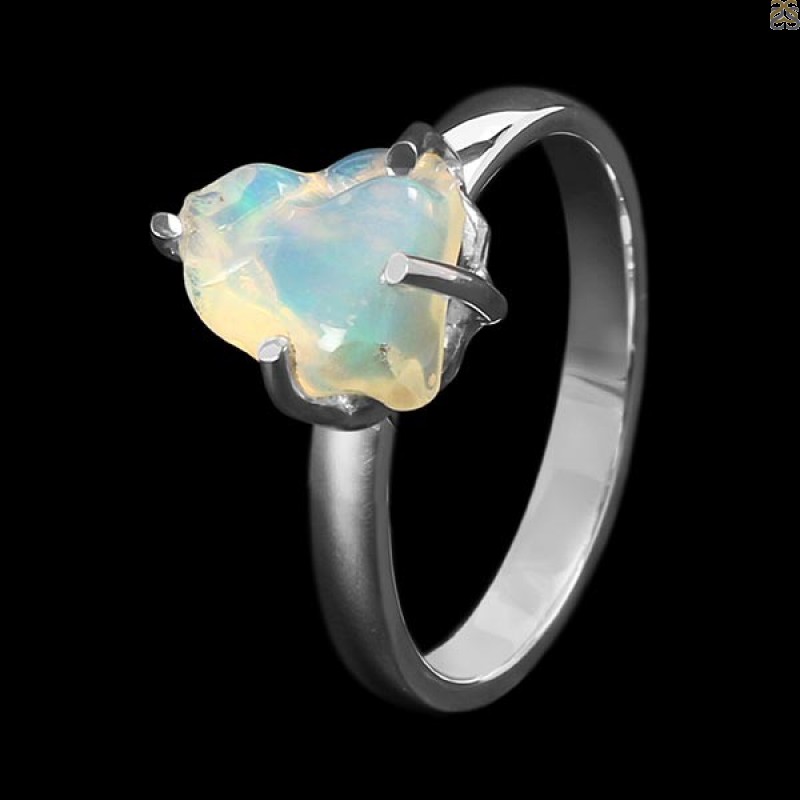 Opal Polished Nugget Ring-R-Size-8 OPL-2-586
