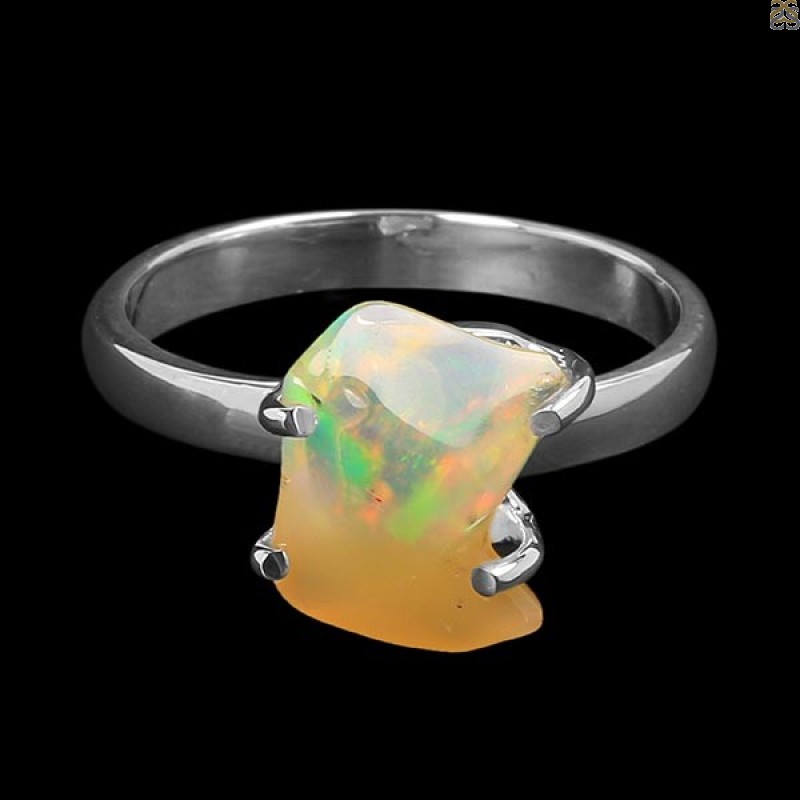 Opal Polished Nugget Ring-R-Size-8 OPL-2-598
