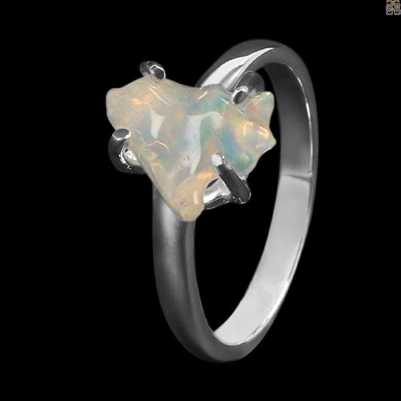 Opal Polished Nugget Ring-R-Size-8 OPL-2-617