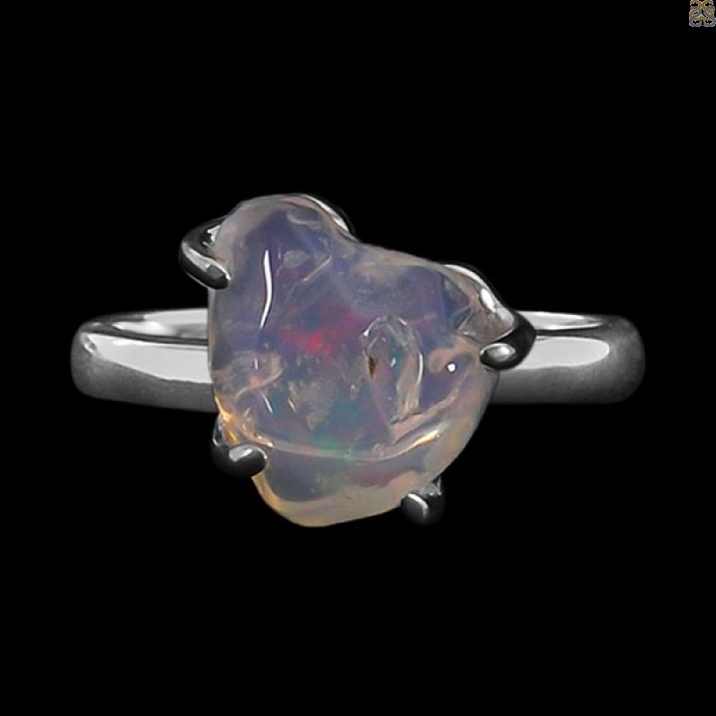 Opal Polished Nugget Ring-R-Size-6 OPL-2-70