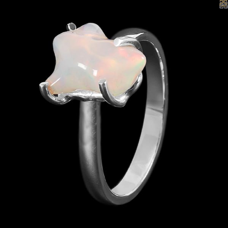 Opal Polished Nugget Ring-R-Size-9 OPL-2-787