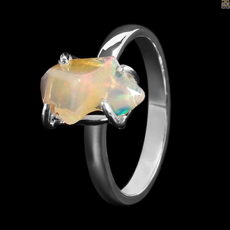Opal Polished Nugget Ring-R-Size-9 OPL-2-817