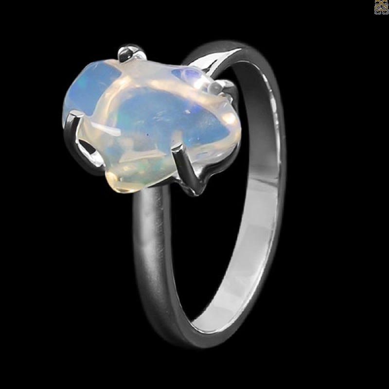 Opal Polished Nugget Ring-R-Size-9 OPL-2-898