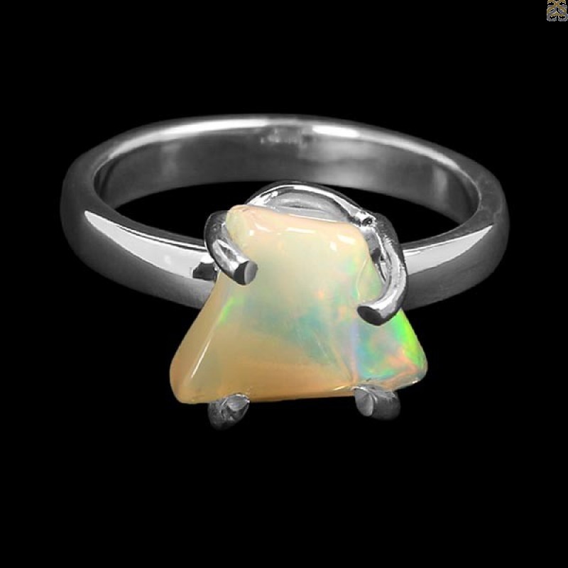Opal Polished Nugget Ring-R-Size-7 OPL-2-949