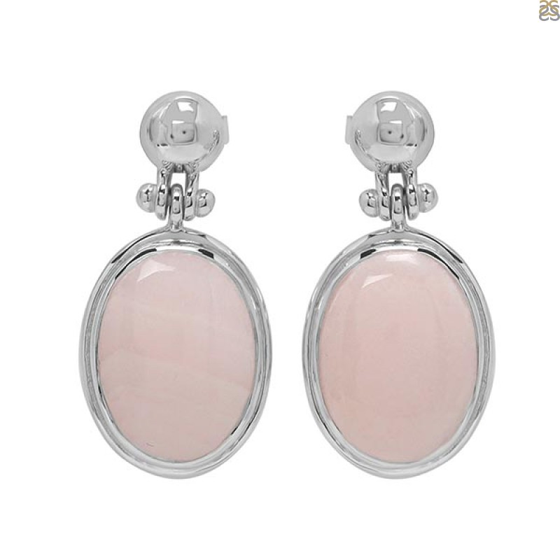 Pink Aragonite Earring-E PAG-3-14