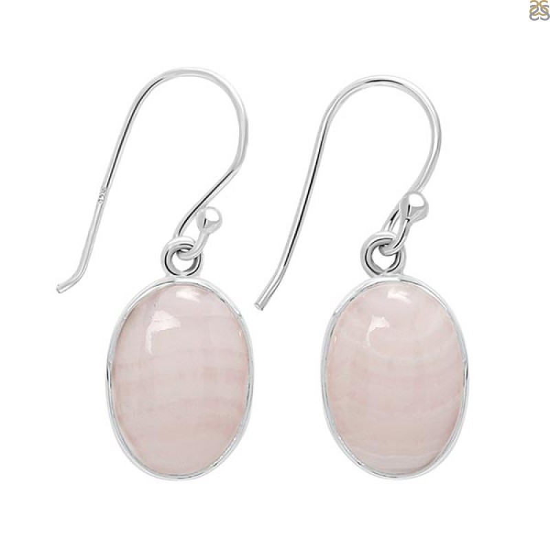 Pink Aragonite Earring-E PAG-3-15