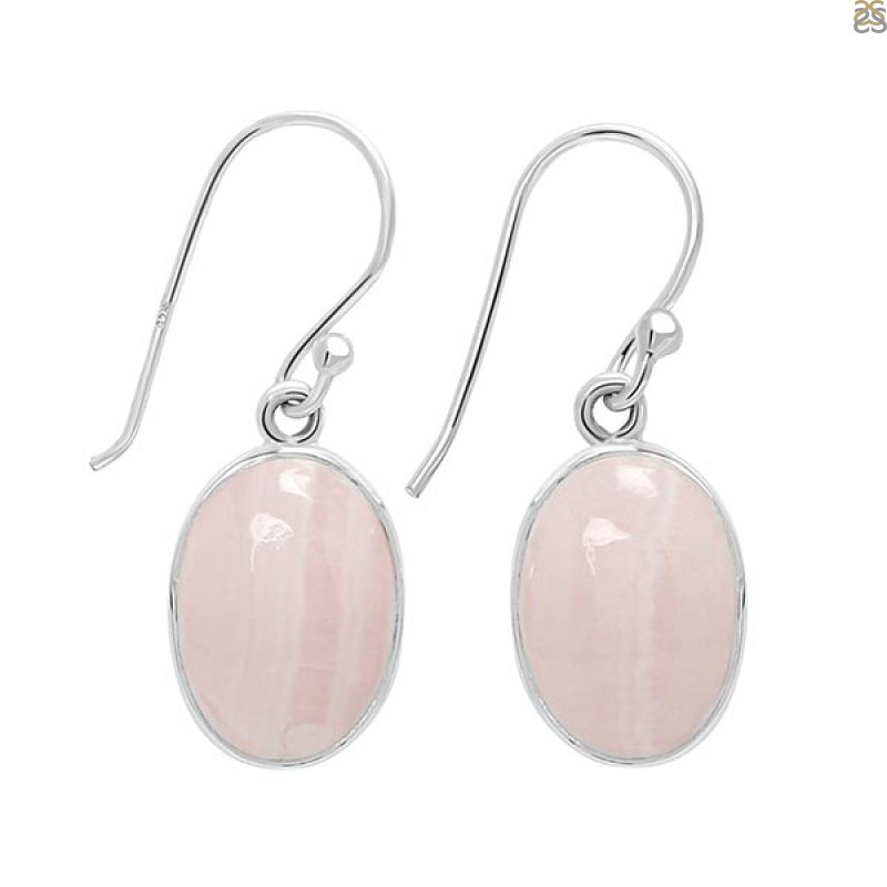 Pink Aragonite Earring-E PAG-3-8
