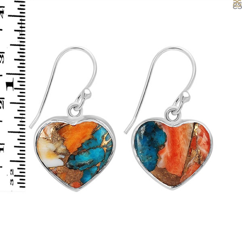 Oyster Turquoise Earring-E TRO-3-55