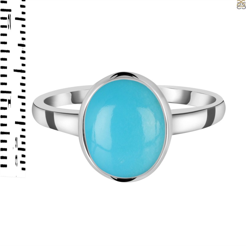 Native American Zuni Made Turquoise & Sterling Silver Ring By Effie Ca -  Gold Bear Trading Company