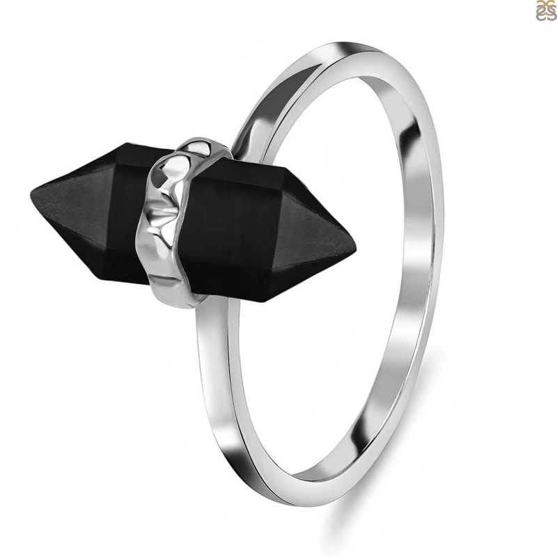  Black Tourmaline Ring