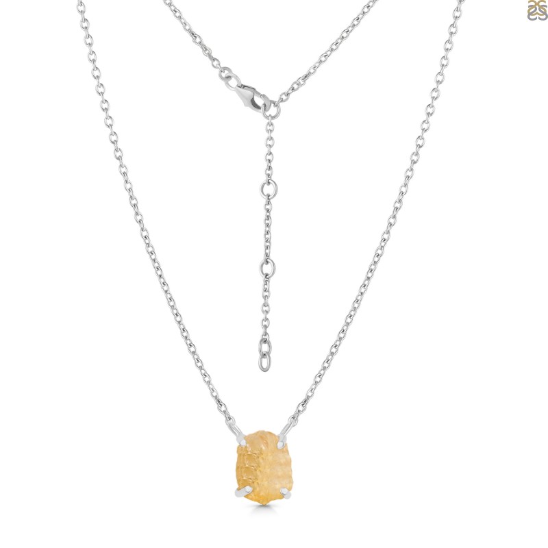 Citrine Raw Crystal Necklace