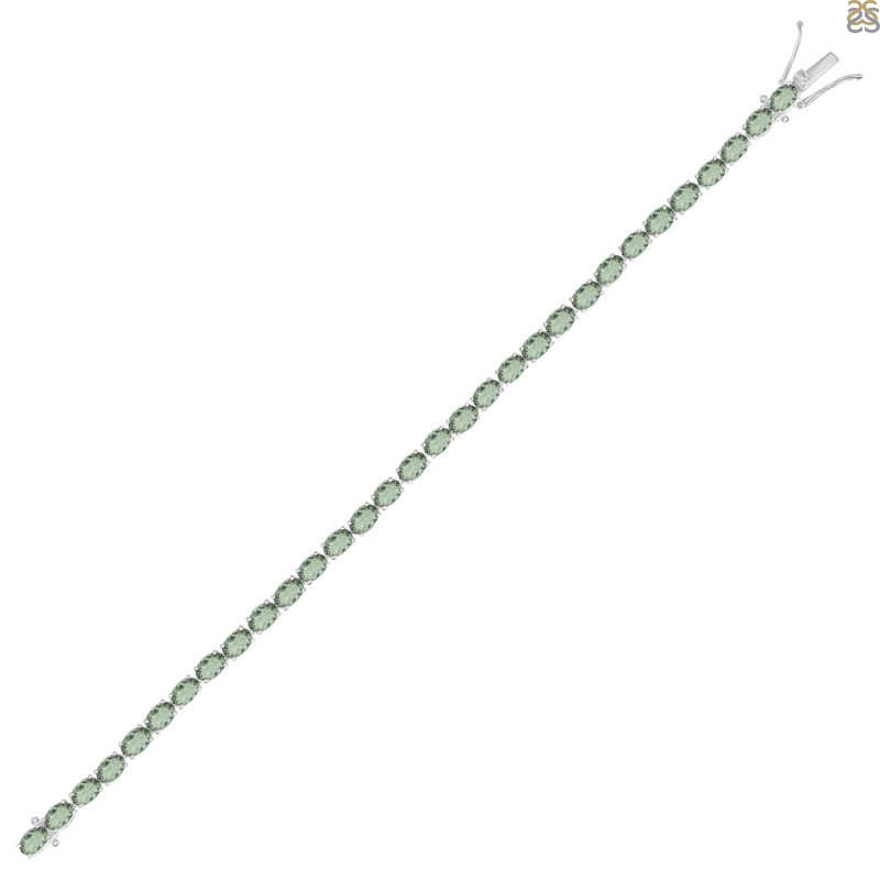 Green Amethyst Bracelet