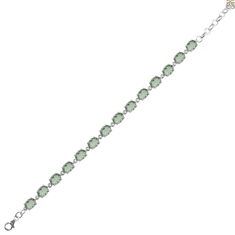 Green Amethyst Bracelet