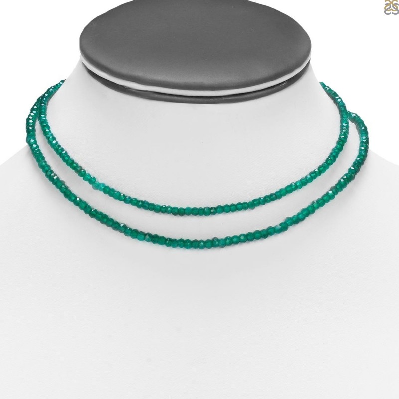 Green Onyx Beads GRO-DL-BDD-12-1