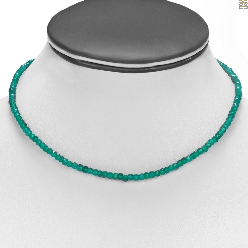 Green Onyx Beads GRO-SL-BDD-12-2