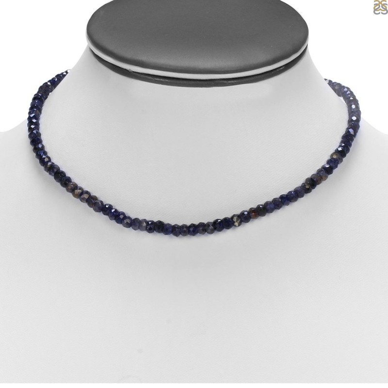 Iolite Beads IOL-SL-BDD-12-3