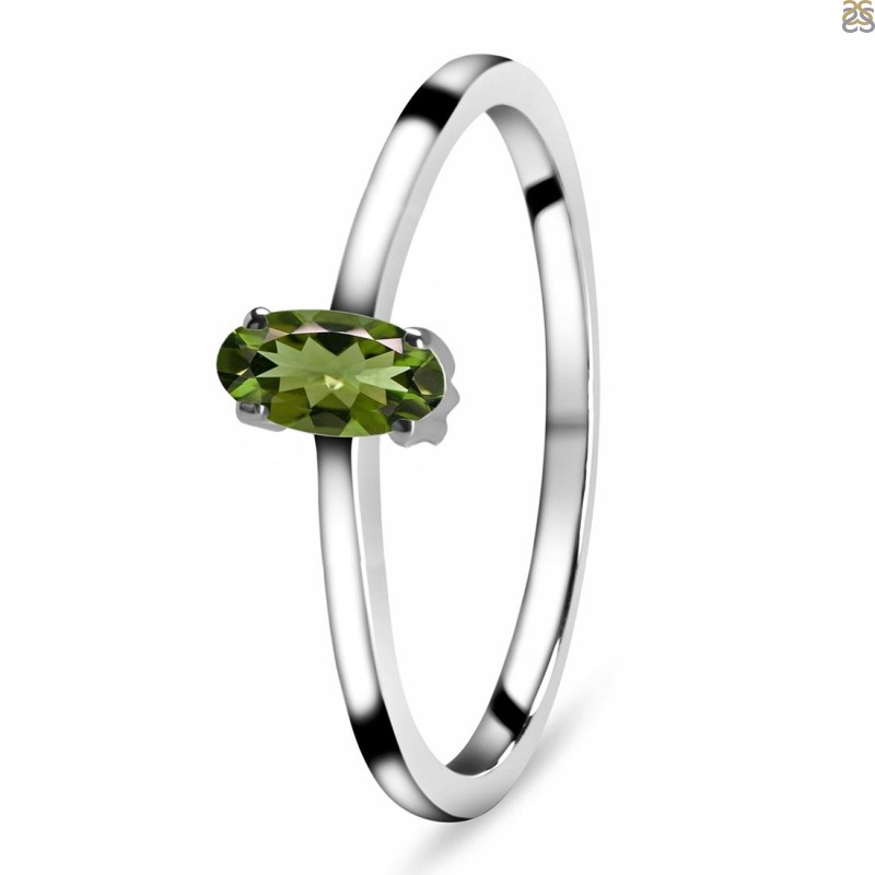 Moldavite Ring
