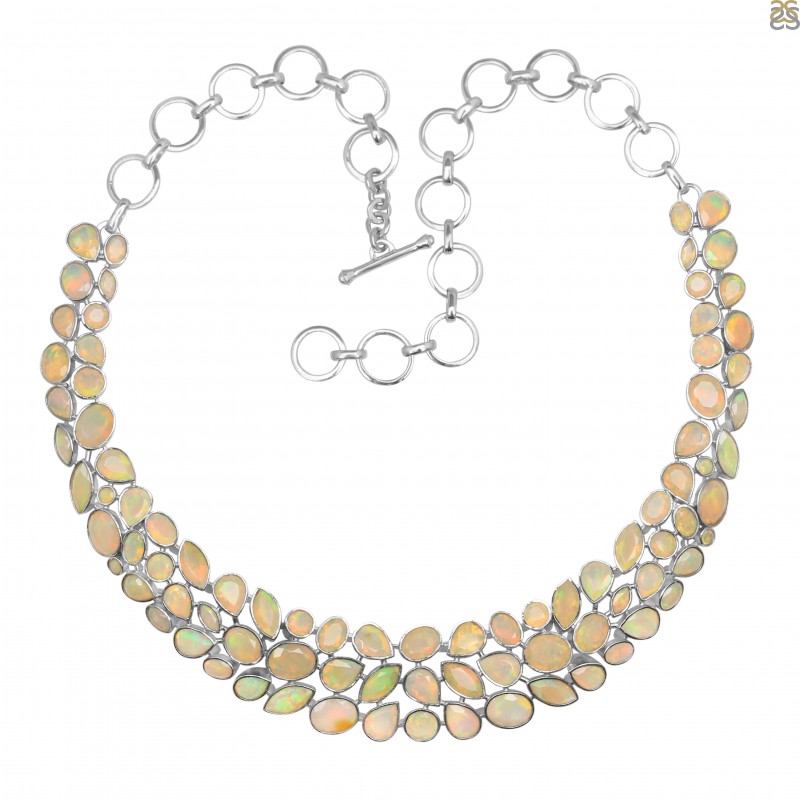 Opal Necklace OPL-RDN-108-CUT.