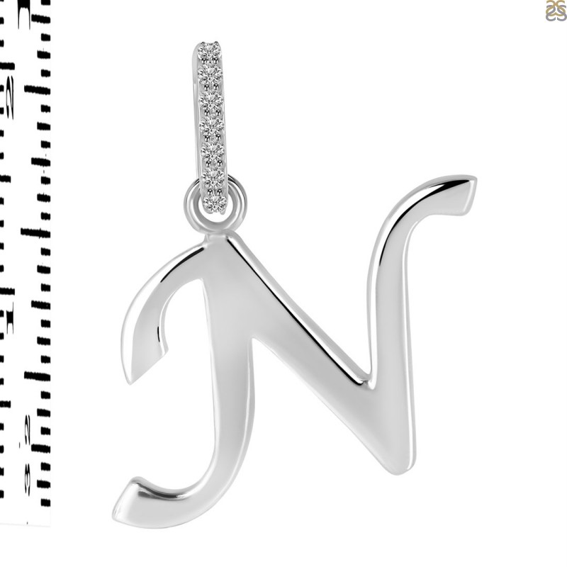 Buy Stylish N Diamond Pendant | kasturidiamond
