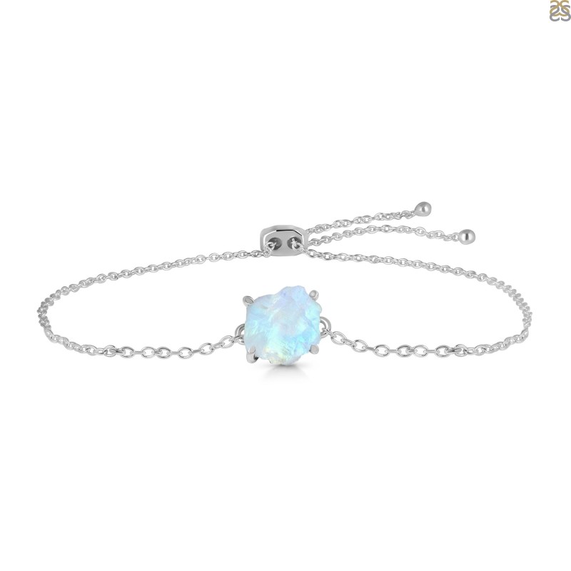 Buy Reiki Crystal Products Rainbow Moonstone Bracelet 12 mm Stone Bracelet  Crystal Bracelet for Reiki Healing and Crystal Healing (Color : off White)  at Amazon.in