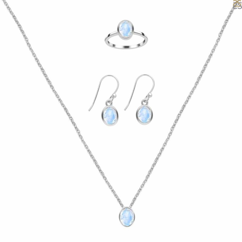  Moonstone Jewelry Set