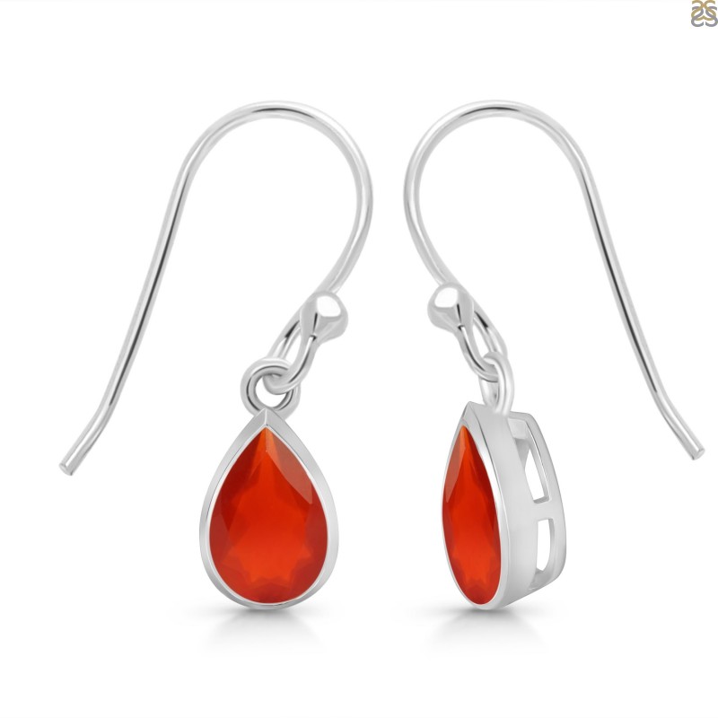Red Onyx Earring